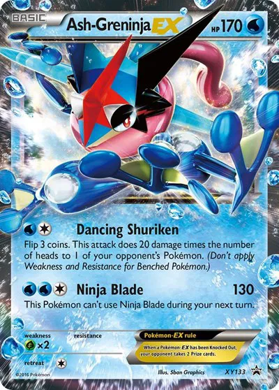 Ash-Greninja ex XY Promos Promo XY133 (NM)