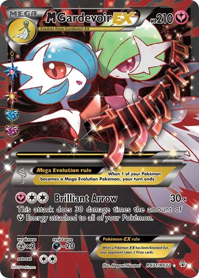 M Gardevoir EX (Full Art) Generations: Radiant Collection Ultra Rare RC31 (NM)