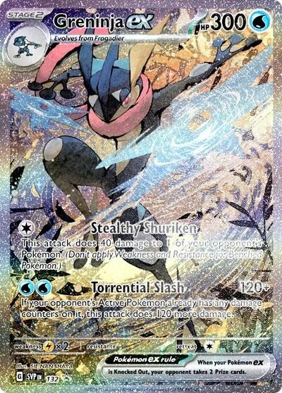 Greninja ex Scarlet & Violet Promo 132 (NM)