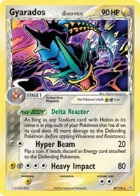 Gyarados (Delta Species) EX Holon Phantoms Holo Rare 8 (LP)