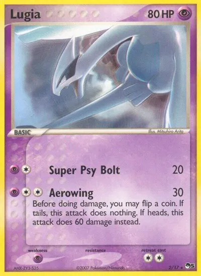 Lugia POP Series 5 Rare 2 (HP)