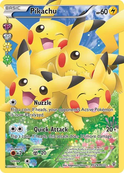 Pikachu (Full Art) Generations: Radiant Collection Ultra Rare RC29 (MP)