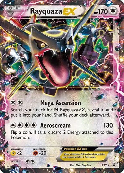 Rayquaza EX (Shiny) XY Promos Promo XY69 (LP)