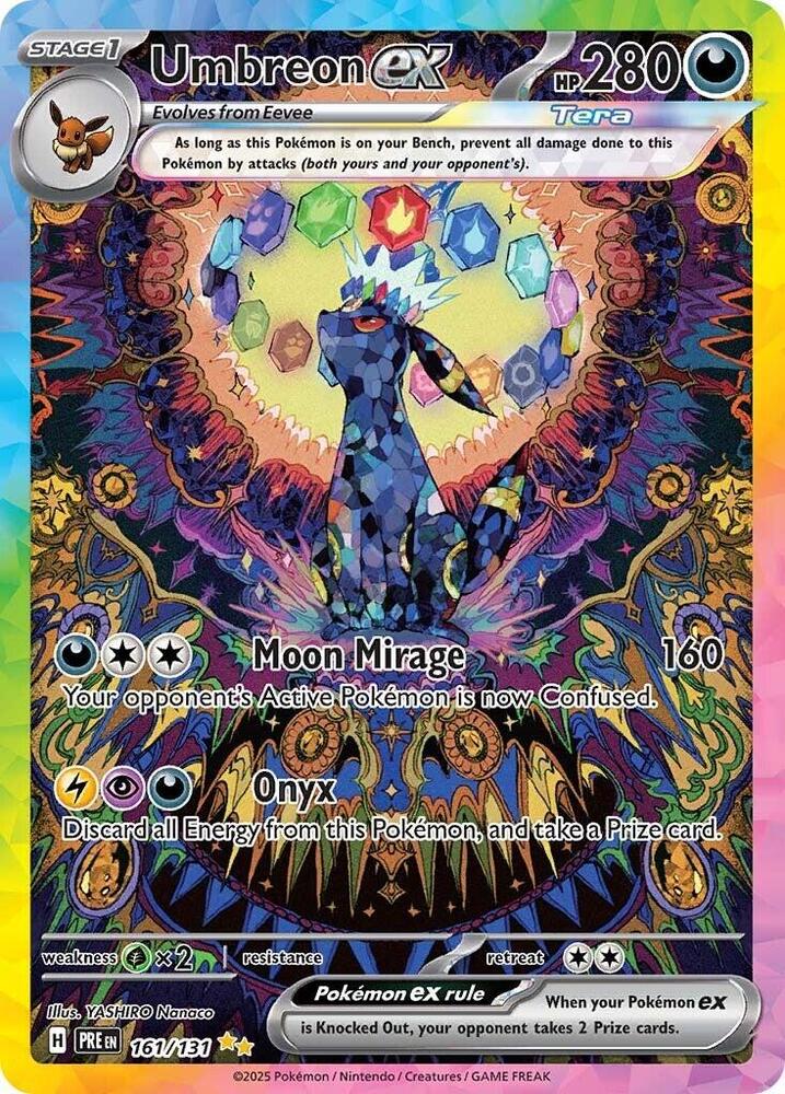 Umbreon Special Illustration Rare 161/131 Prismatic Evolutions