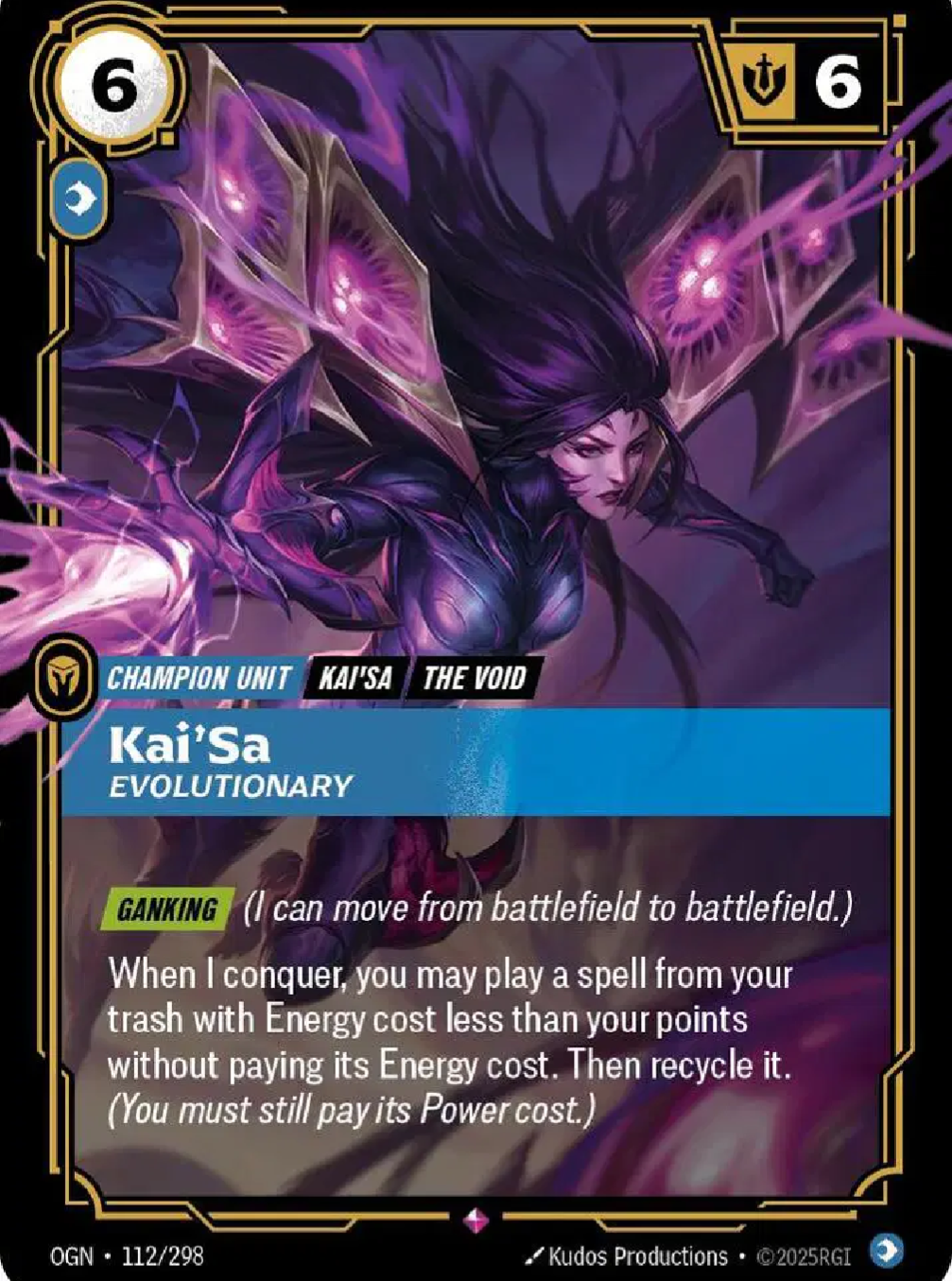 Kai'Sa Evolutionary 112/298 - Single