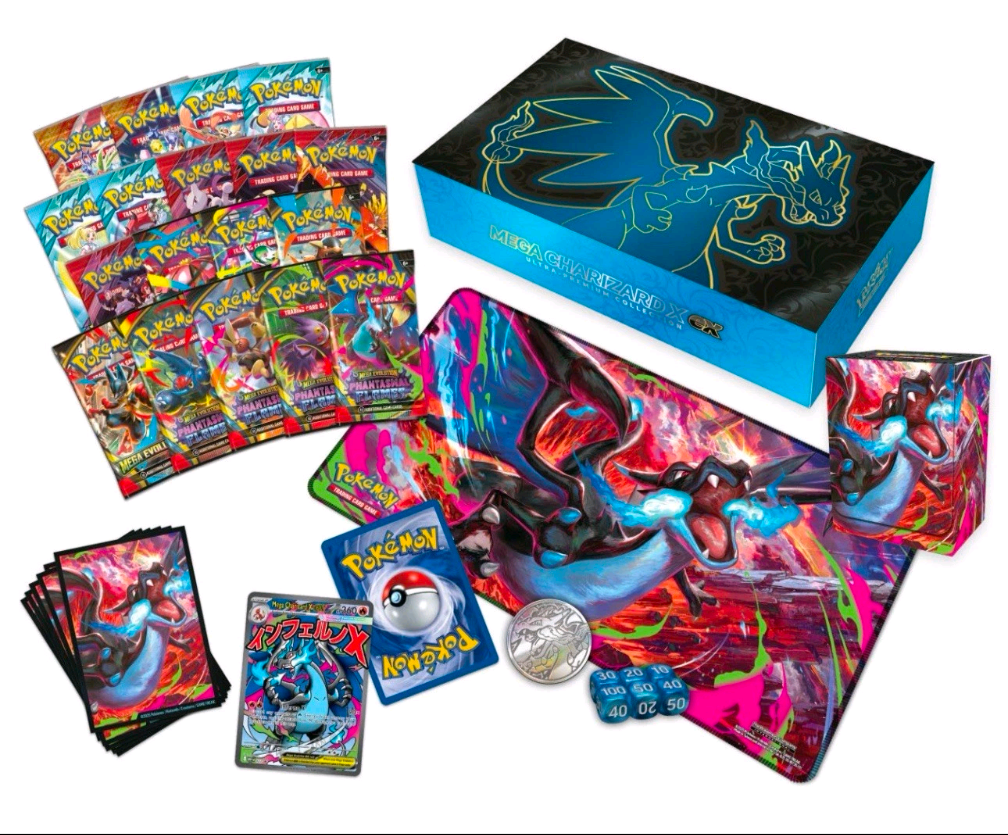 Phantasmal flame Mega Charizard X Ultra Premium Collection - (Pre-order Nov 14-18)