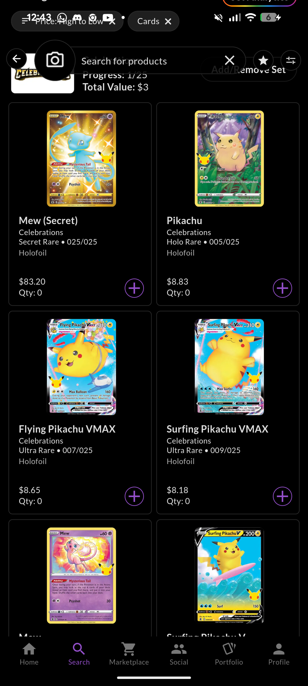 25th celebration single packs