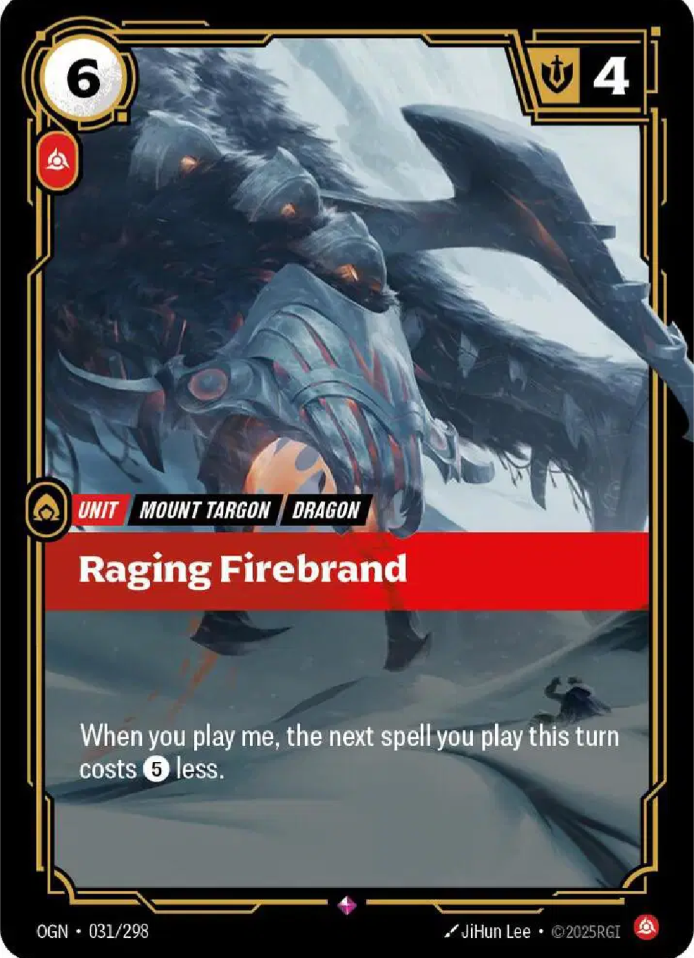 Raging Firebrand 031/298 - Single