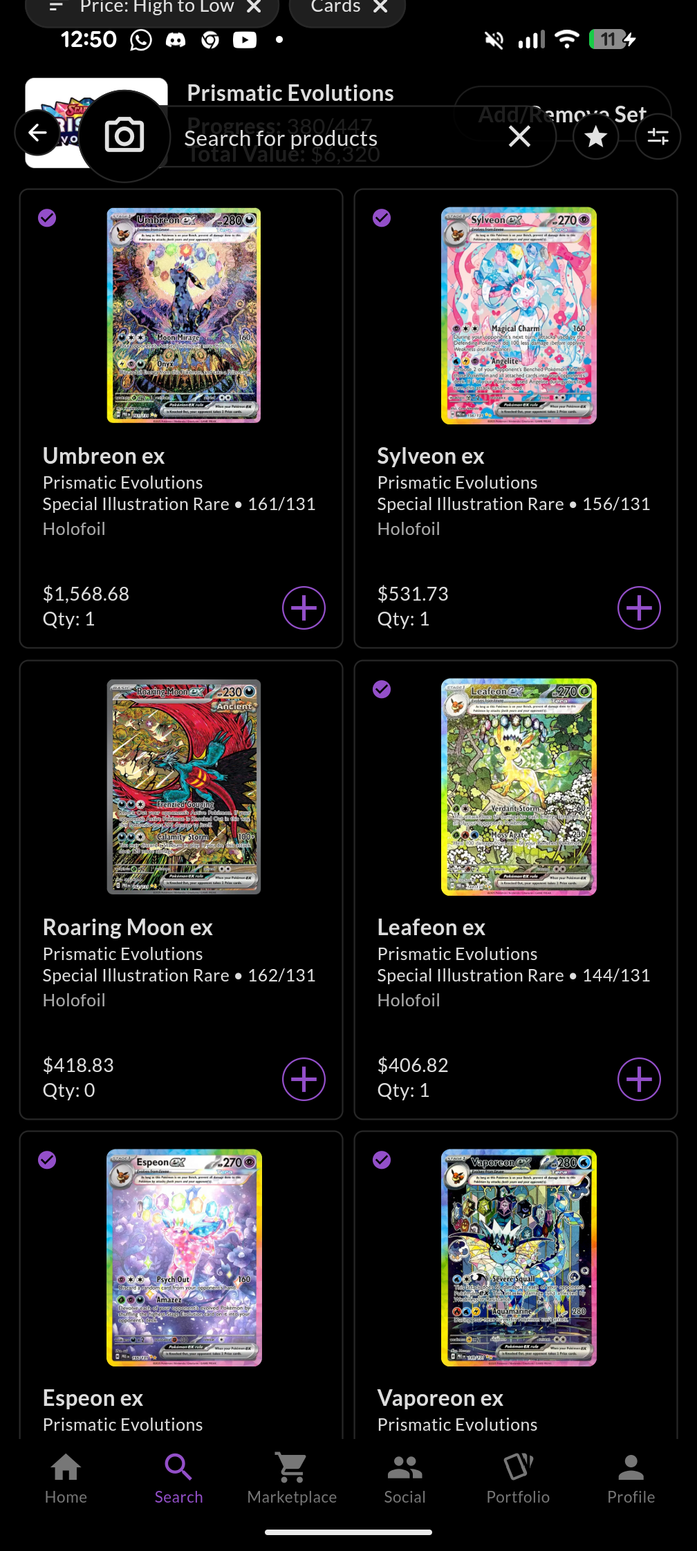 Prismatic Evolutions Single Pack