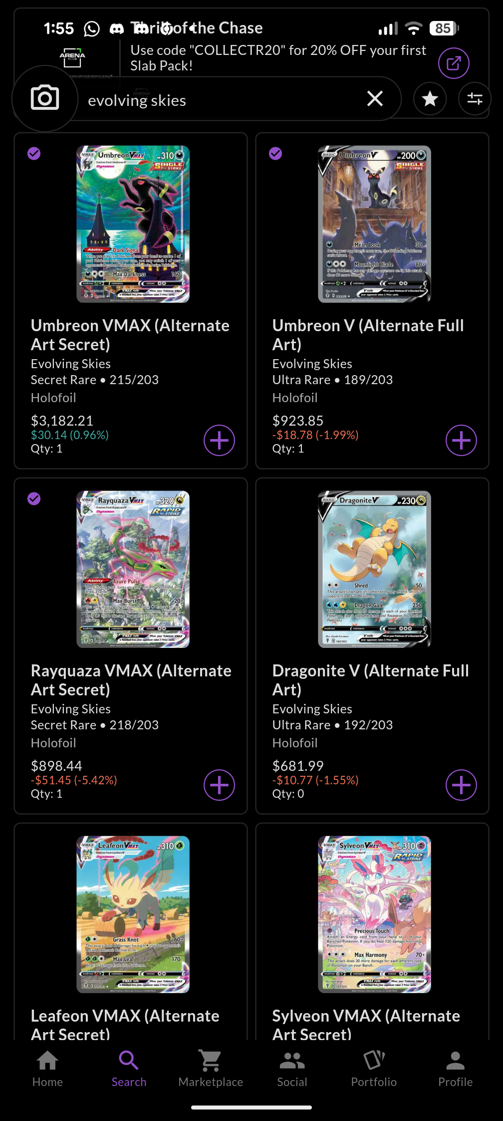 Evolving Skies Single Packs