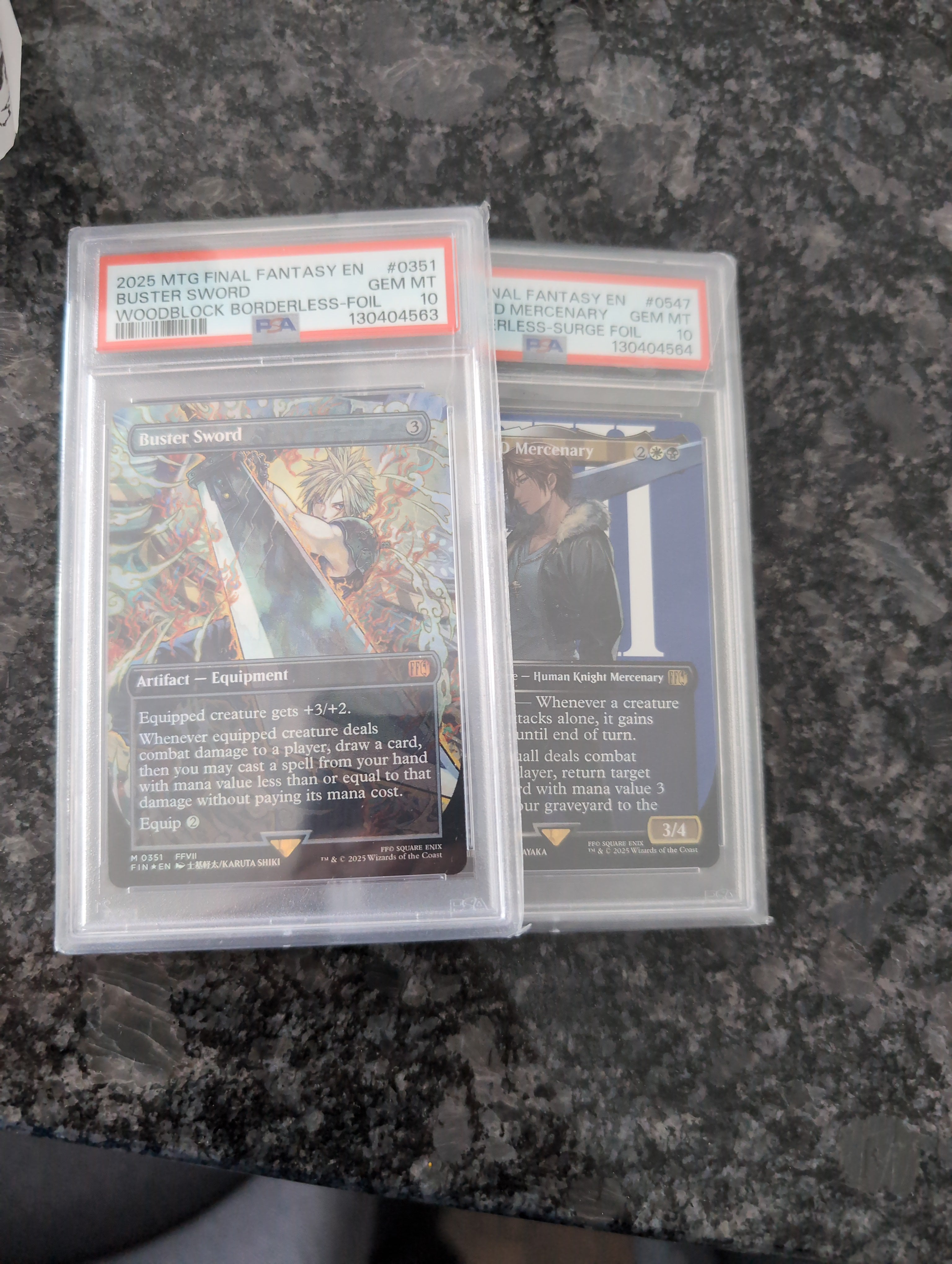 FF x MTG graded cards