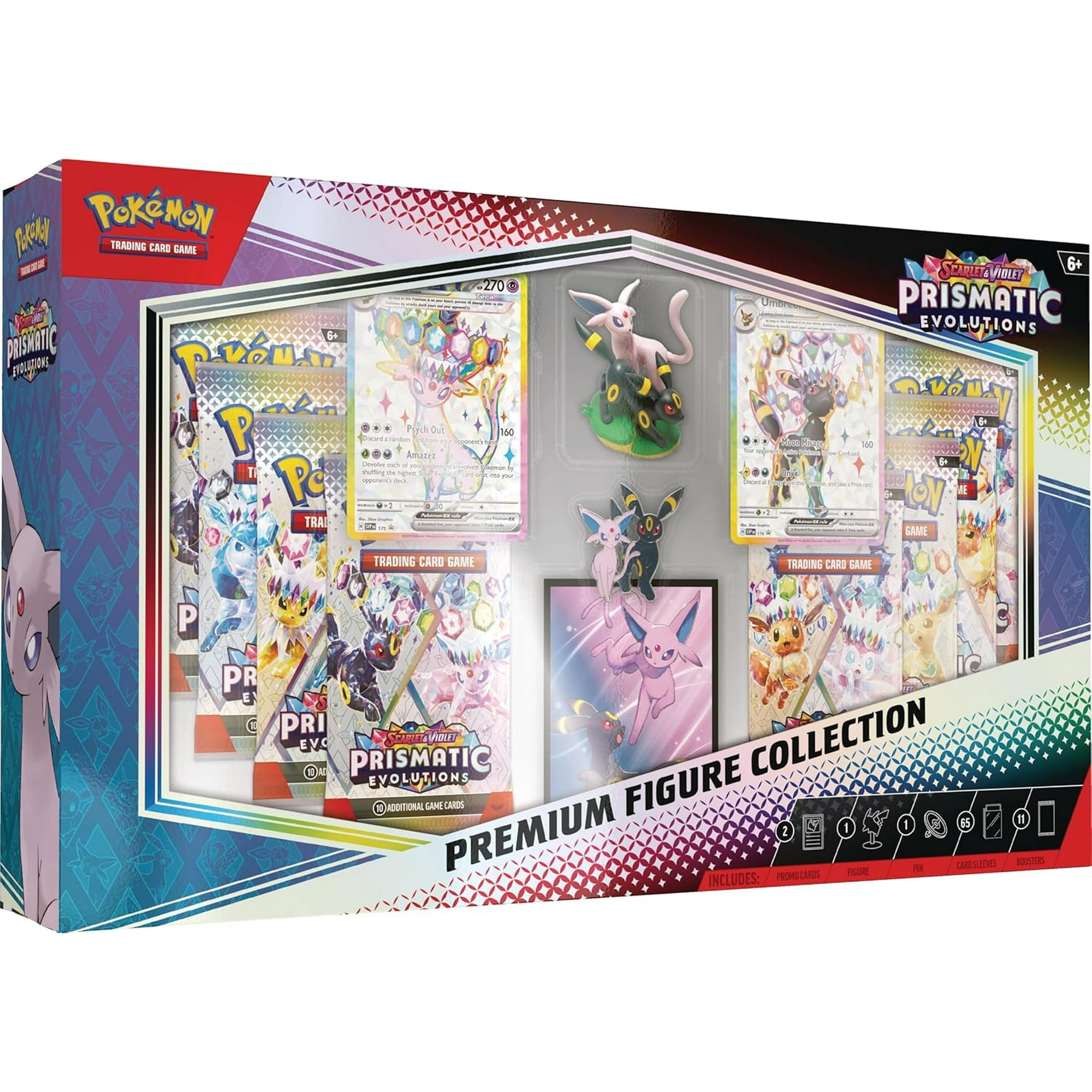 Prismatic Evolutions Figure Collection Box