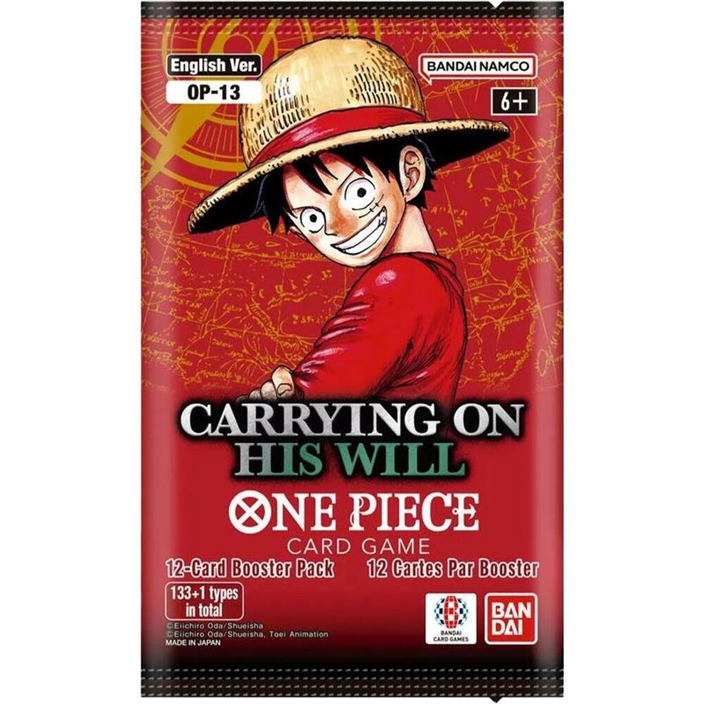 One Piece Carrying On His Will (OP-13) English - Single Packs